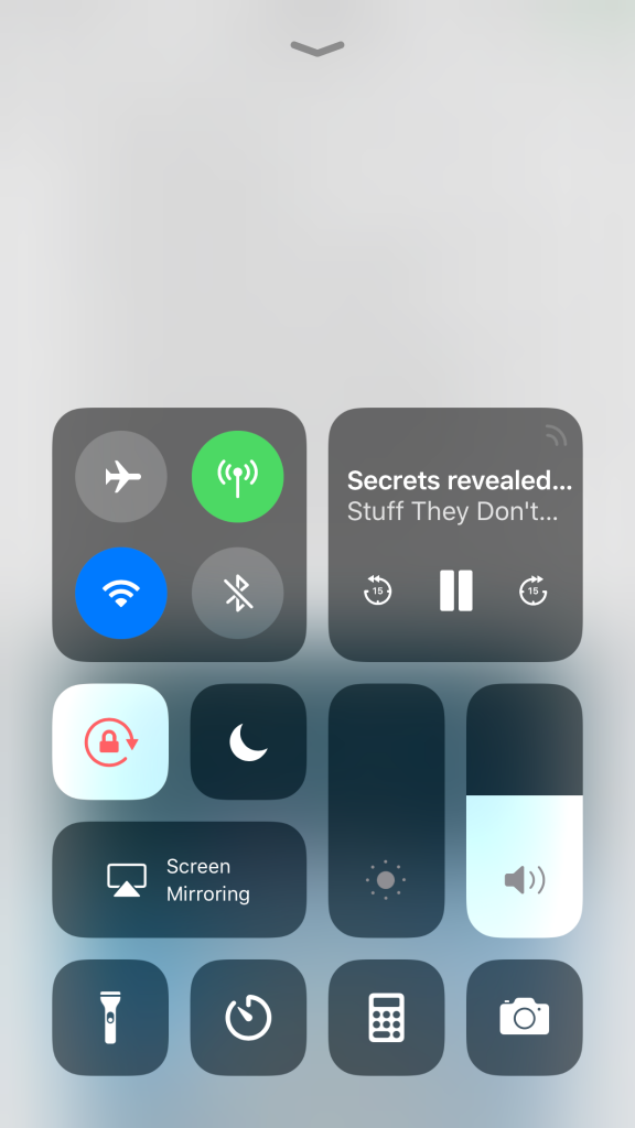 ios11 screen rotation lock