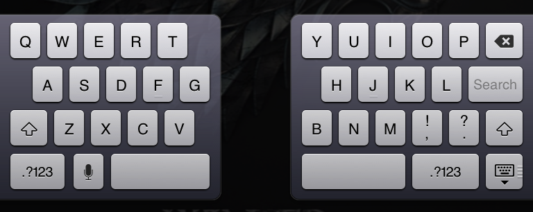 ipad keyboard undock