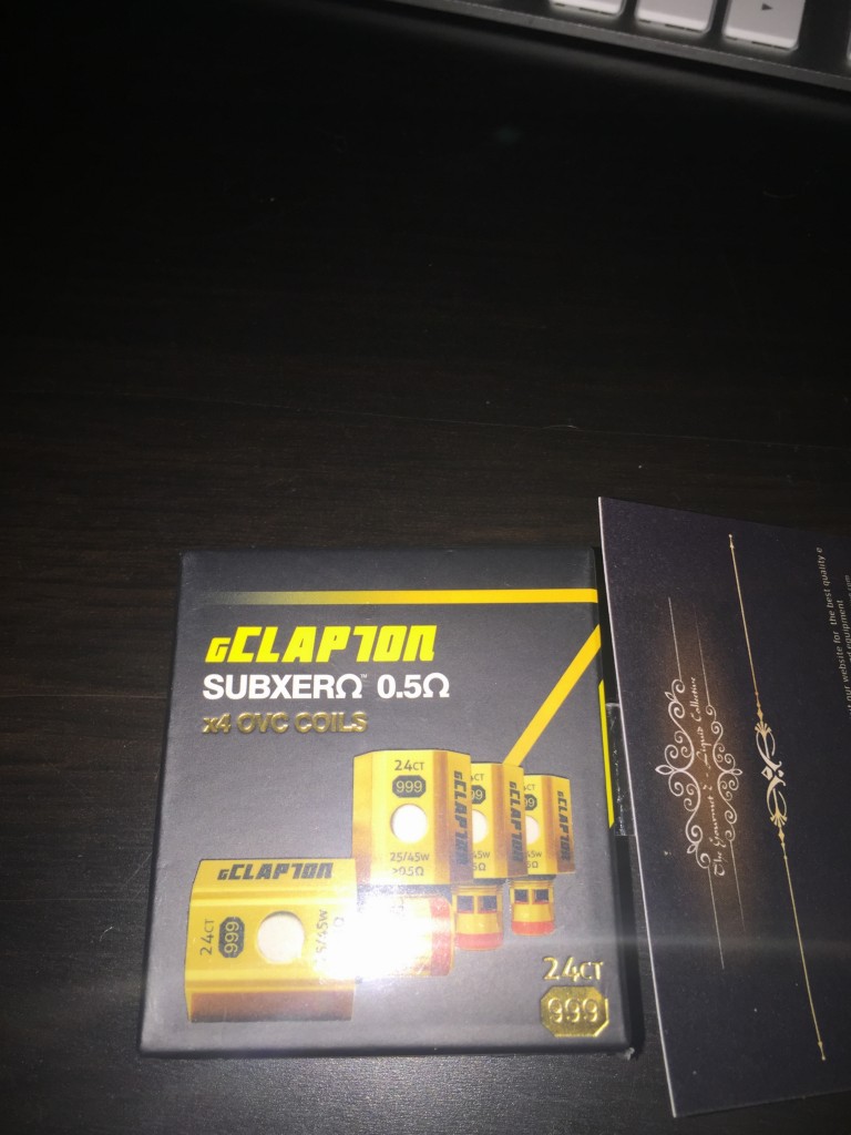 Atom Gold plated clapton coils