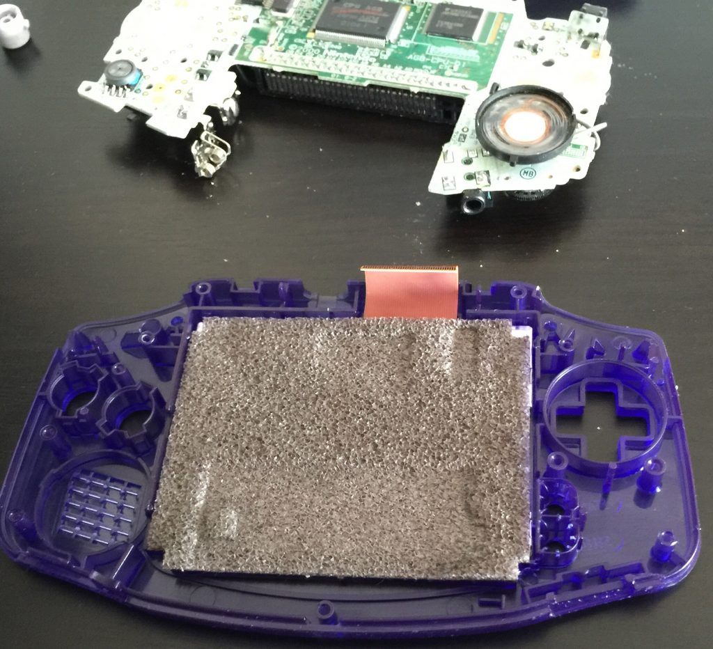 Gameboy Advance case shell change