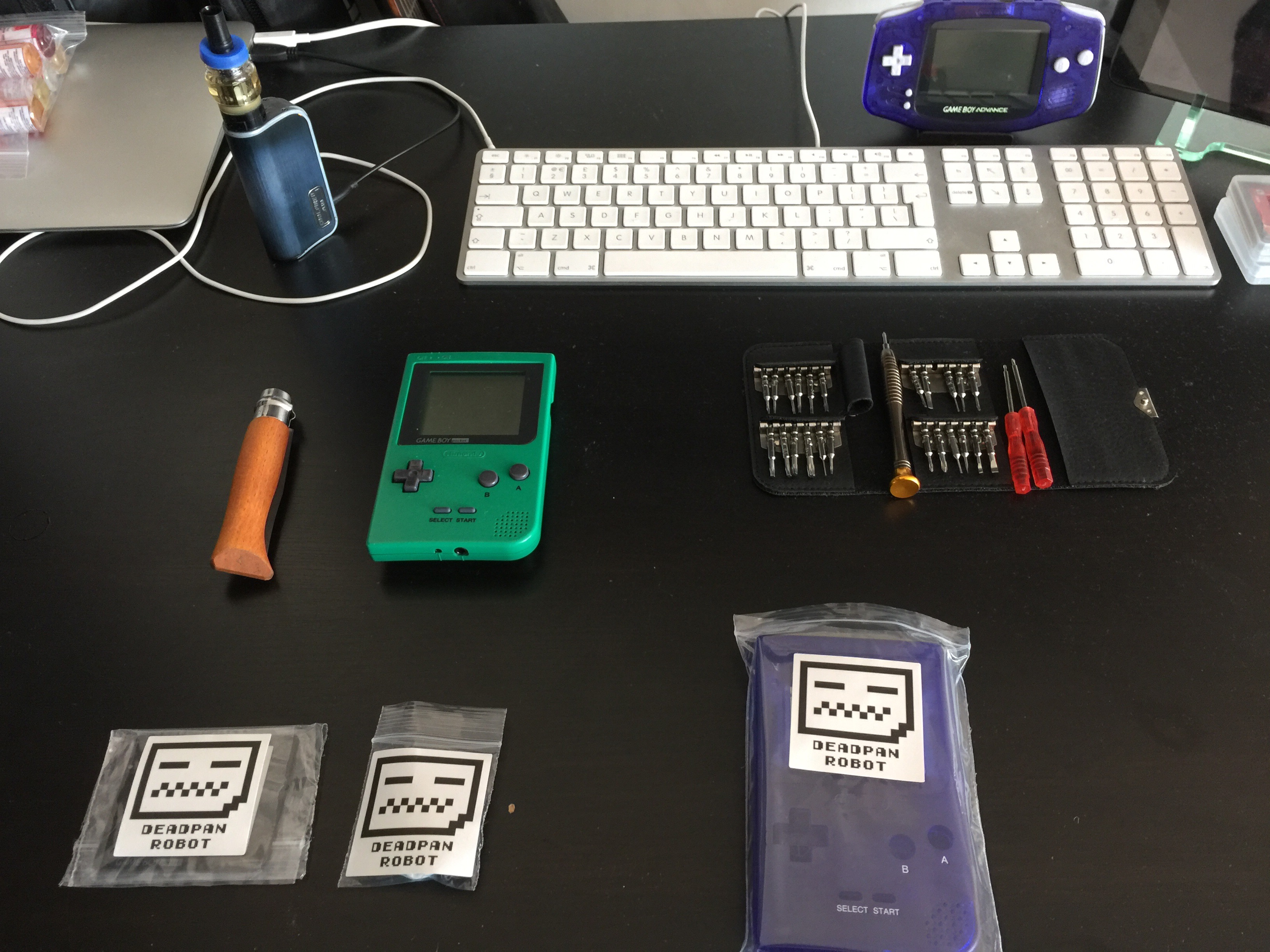 Gameboy Pocket case mod Parts ready to begin
