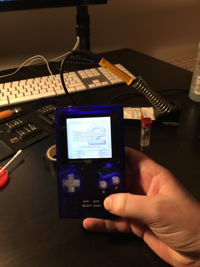 gameboy pocket backlight mod