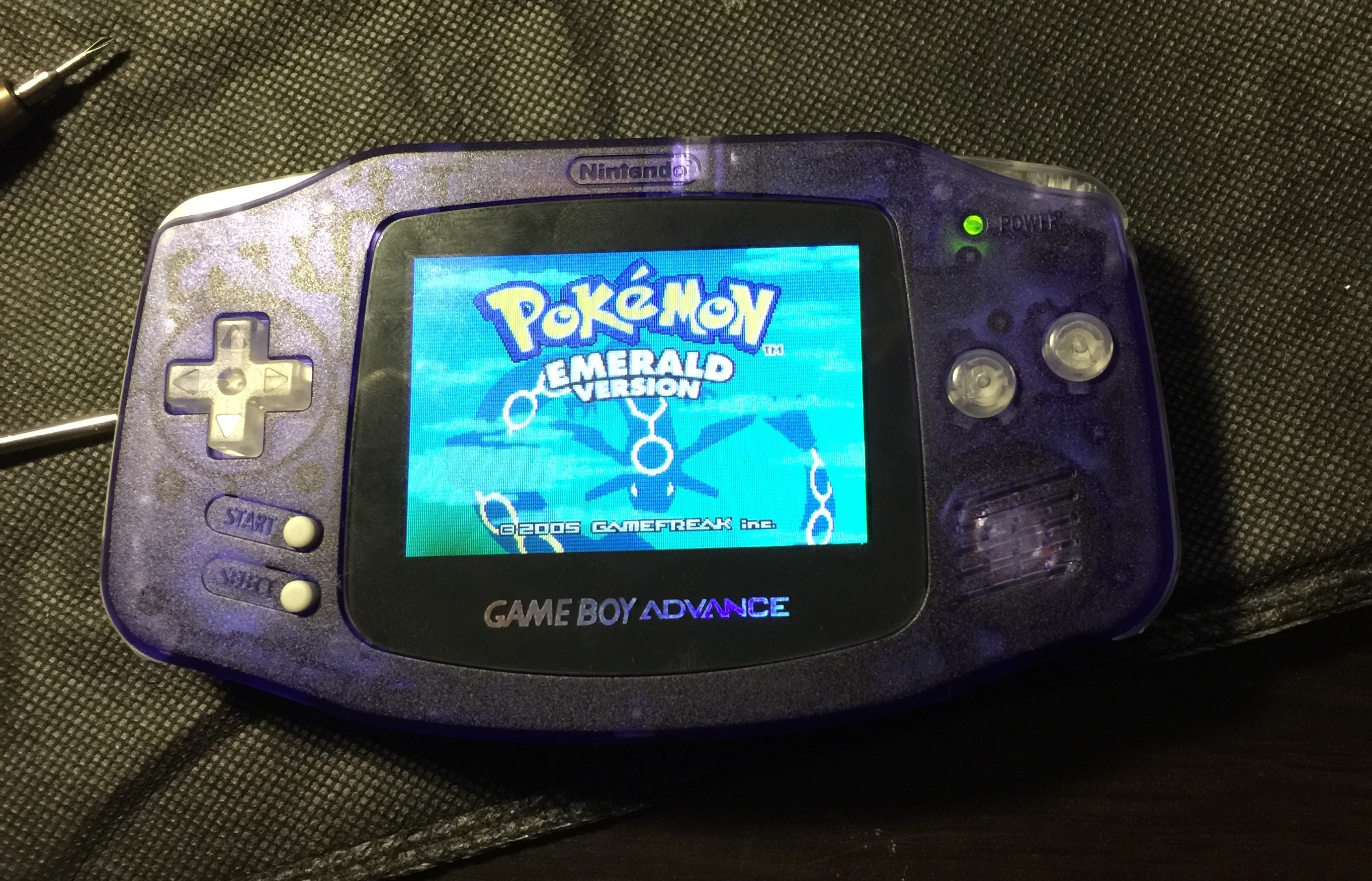 GBA gameboy backlight screen mod
