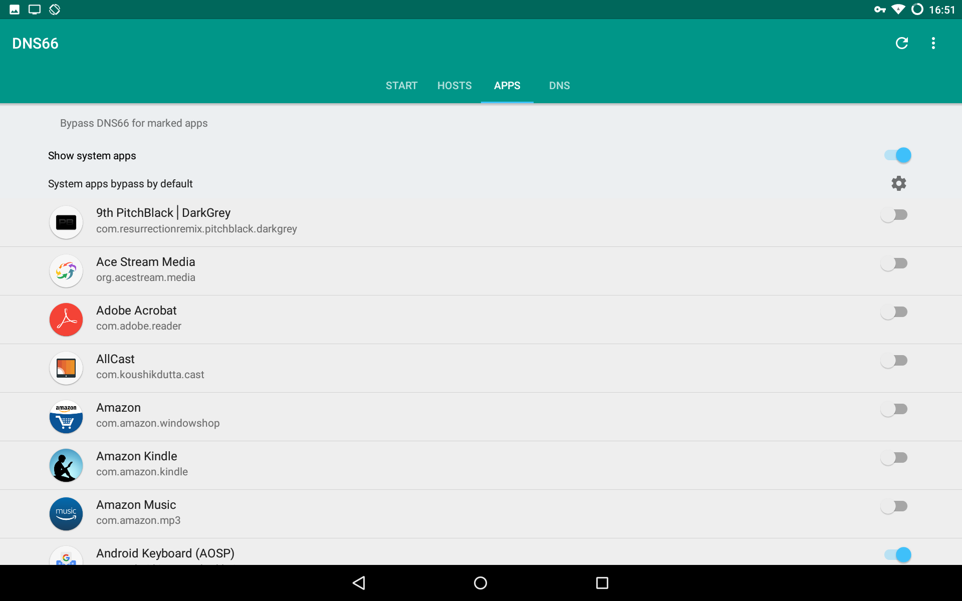 Ad blocking on android using dns666