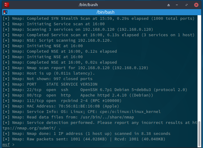 How to use metasploit to scan for vulnerabilities
