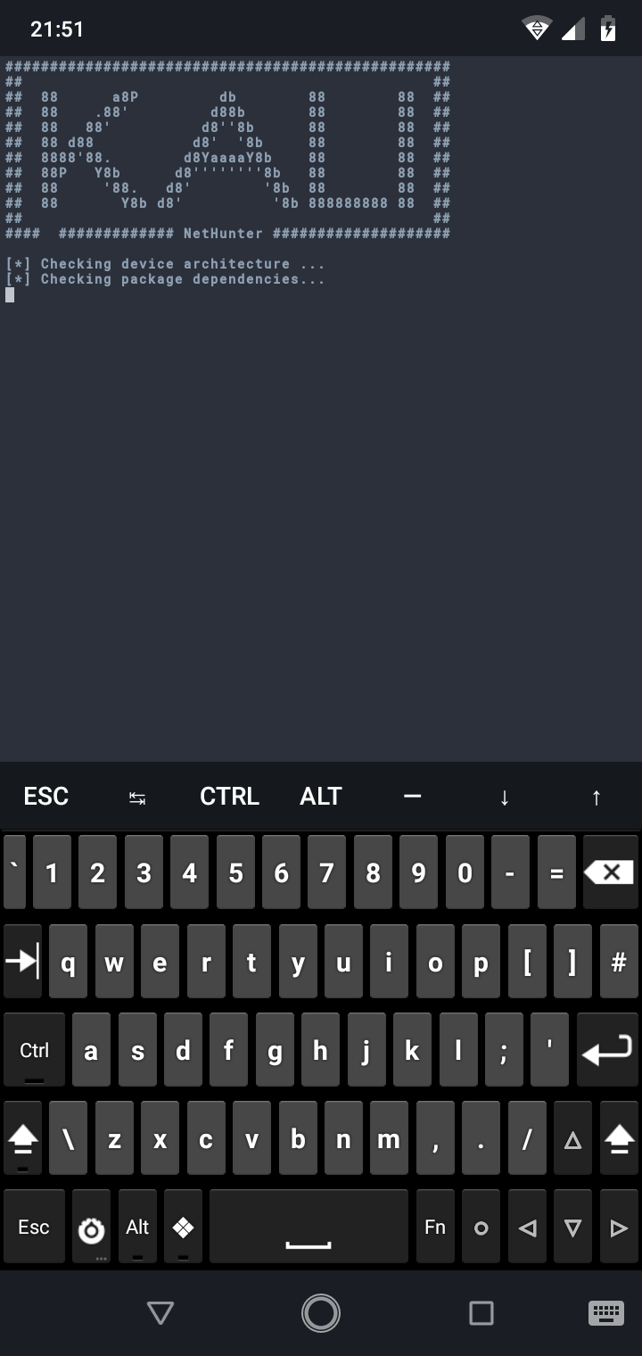 Kali linux nethunter on unrooted android - rootless nethunter