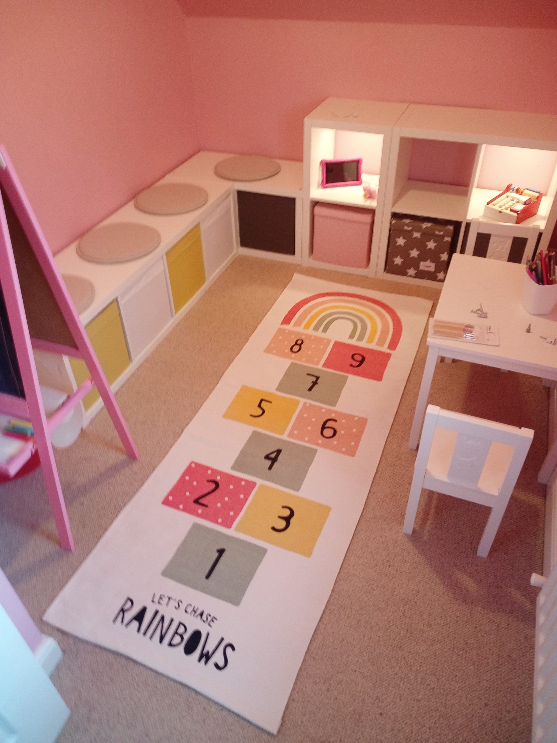 DIY Girls Princess Bedroom Makeover and Playroom Makeover 19 DIY Girls Princess Bedroom Makeover 18 scaled