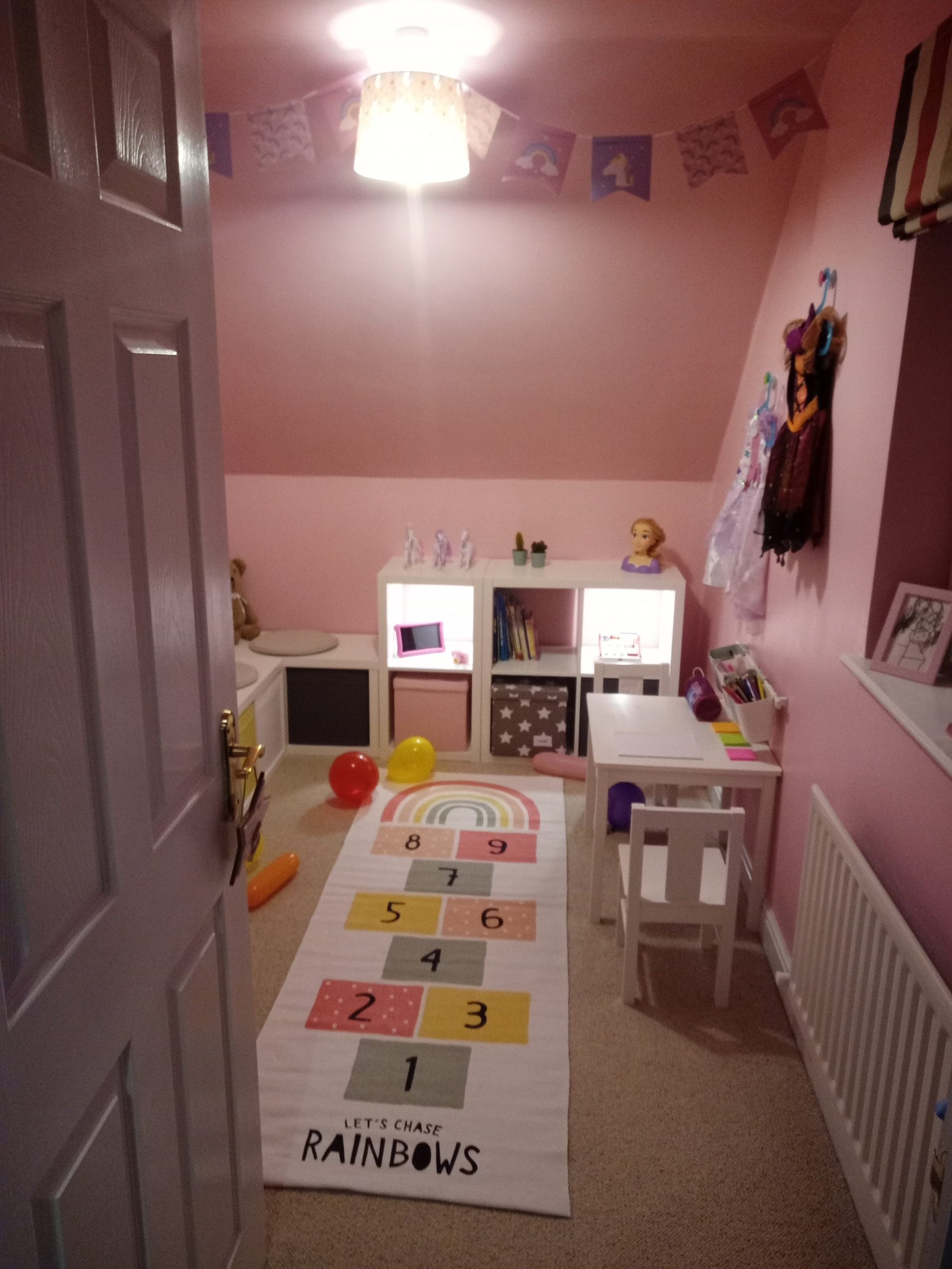 DIY Girls Princess Bedroom Makeover and Playroom Makeover 20 DIY Girls Princess Bedroom Makeover 22 scaled