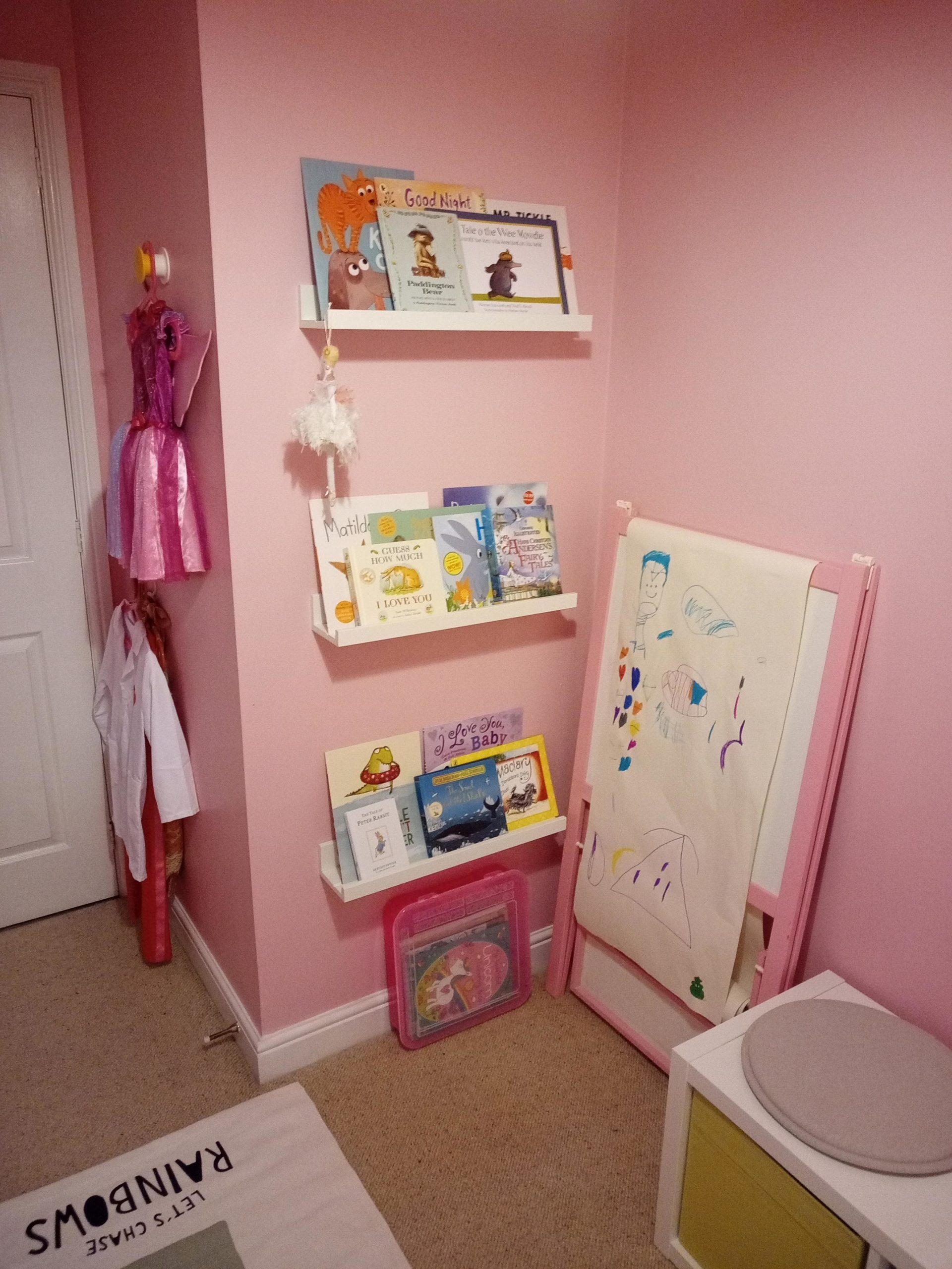 DIY Girls Princess Bedroom Makeover and Playroom Makeover 12 DIY Girls Princess Bedroom Makeover 27 scaled
