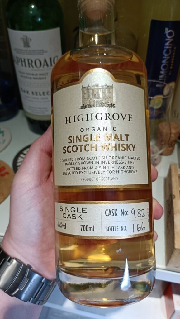 Highgrove Organic Single Malt Scotch Whisky - JONATHANS BLOG